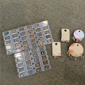 BUNDLE OF 58 Pairs Anthropologie Huggie Stud Hoop Earrings